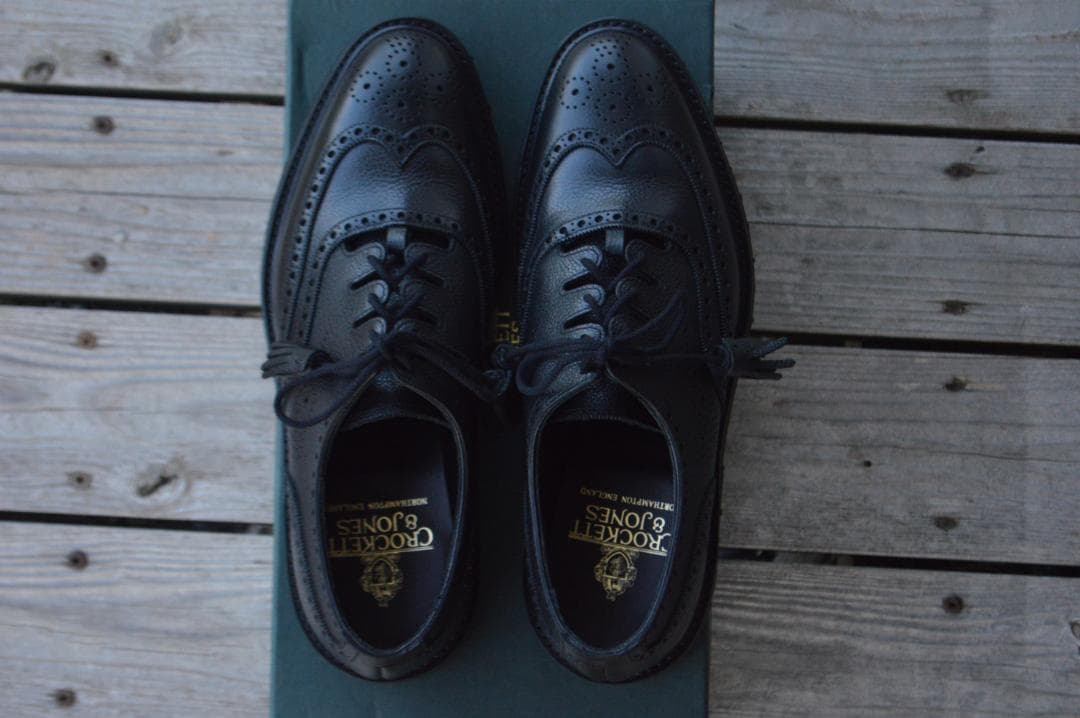 新品　CROCKETT＆JONES　GHILIE2　6E　ブラック　カントリー