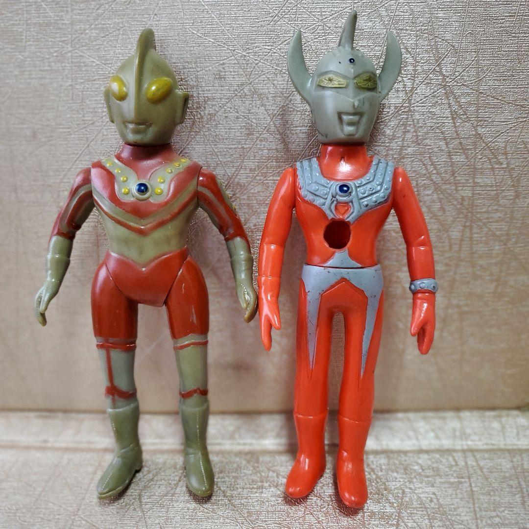 ブルマァク タケミ ウルトラマン ゾフィー タロウ ソフビ 当時モノ
