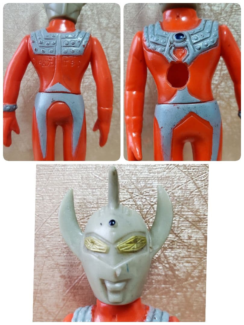 ブルマァク タケミ ウルトラマン ゾフィー タロウ ソフビ 当時モノ