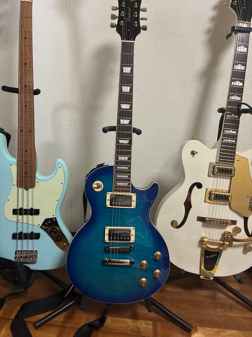 「値段交渉歓迎」Blitz Leoland エレキギター ブルー