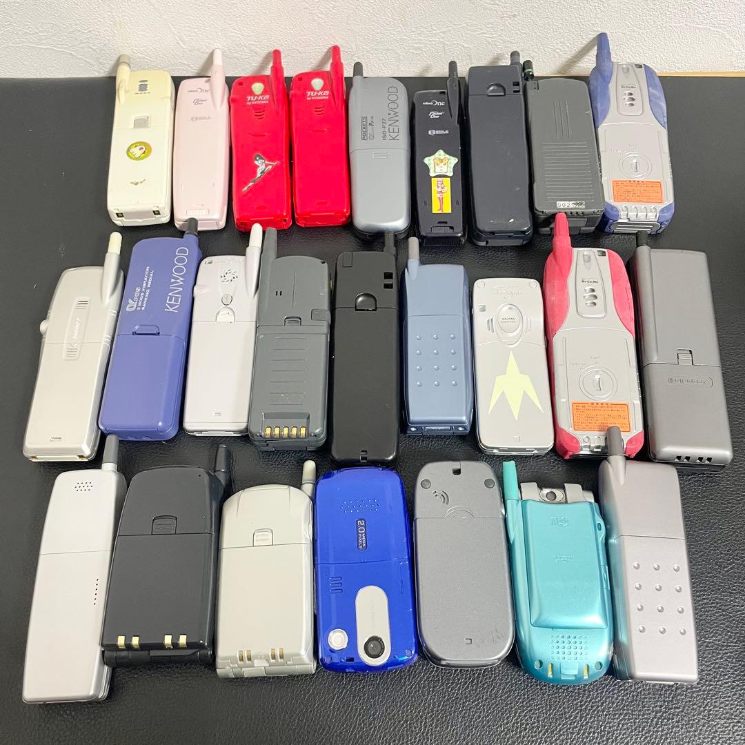 【まとめて25点セット】モックアップ 販売店模型 携帯電話 ガラケー フェラーリ