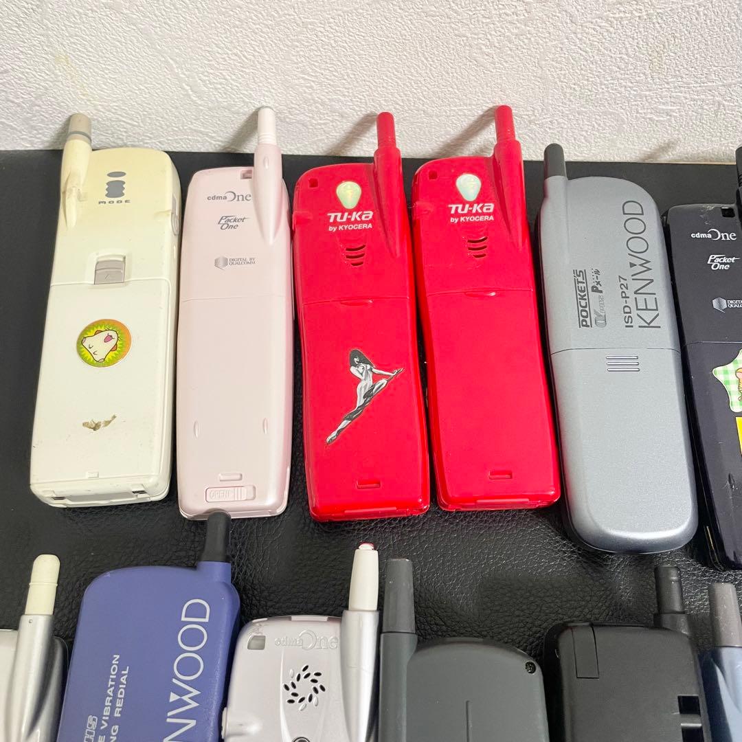 【まとめて25点セット】モックアップ 販売店模型 携帯電話 ガラケー フェラーリ