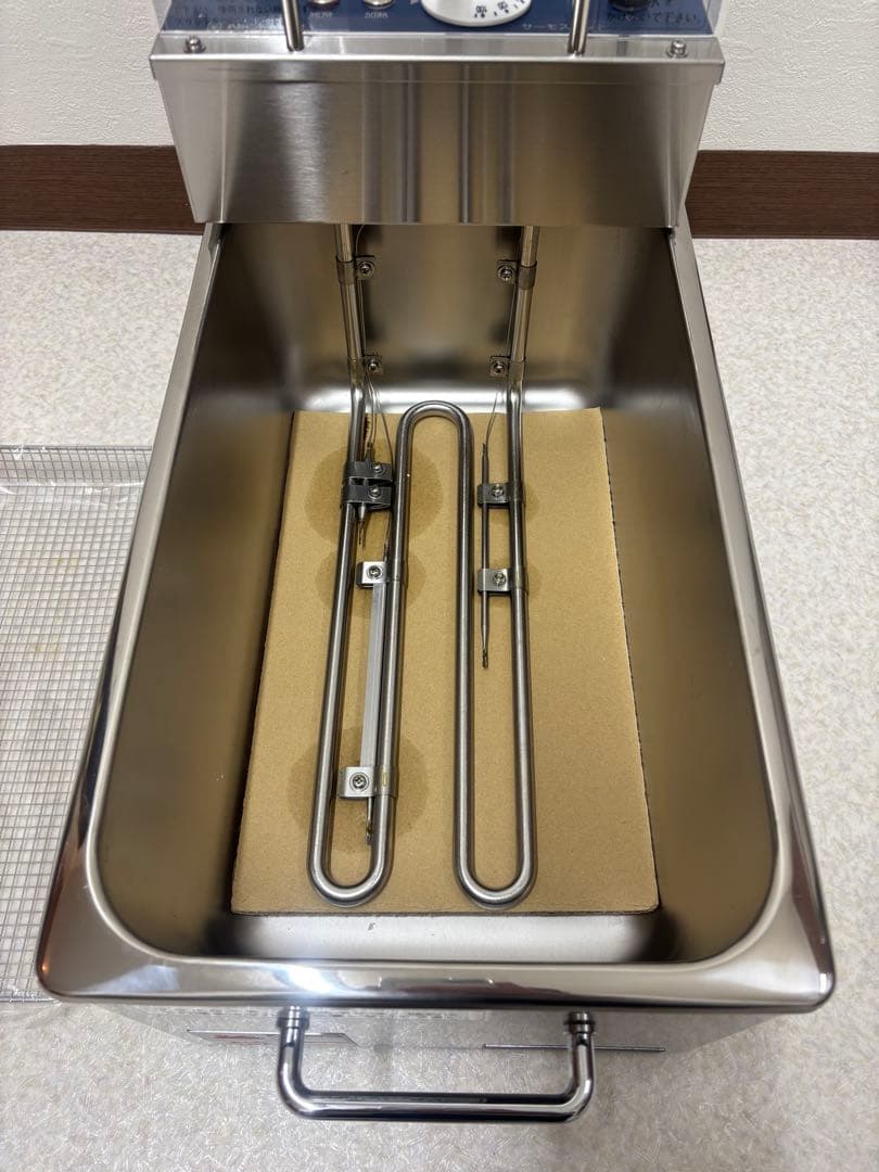 【業務用】ニチワ 電気フライヤー ステンレス製 ミニミニフライヤー 【未使用品】