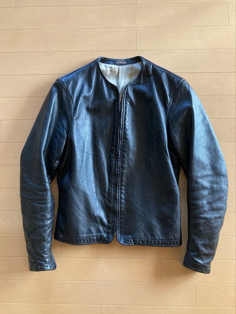 最初期 50s 60s BATES ベイツ ビンテージ ライダース レザー