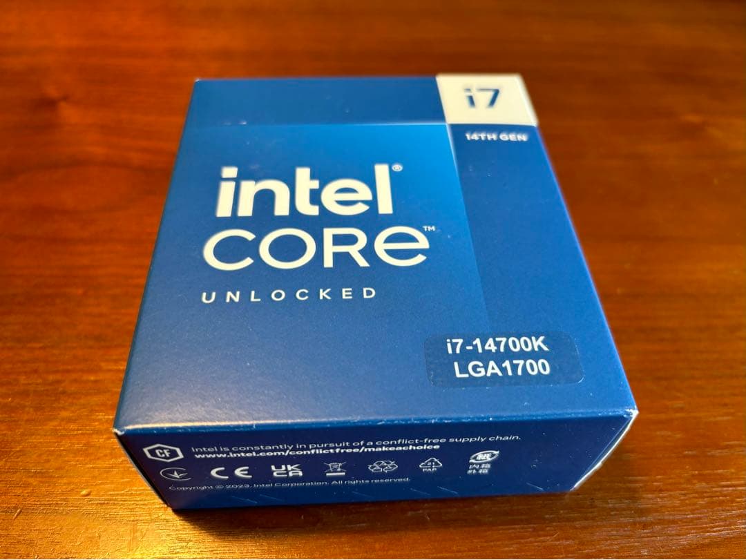 【新品未開封】intel 第14世代 CPU Core i7-14700K
