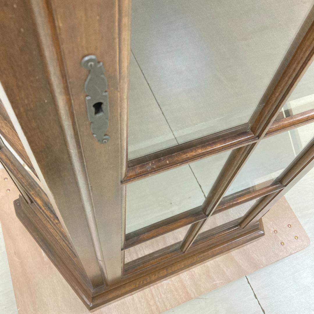 アンティーク キュリオケース 飾り棚 ショーケース キャビネット