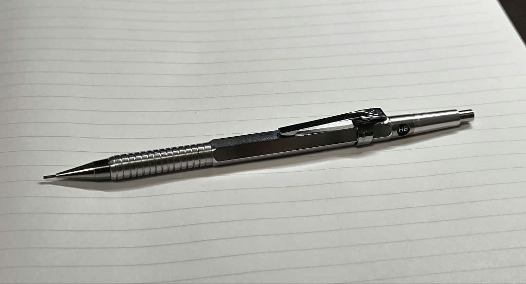 廣瀬鐵筆堂 カスタムpg5 六角軸丸グリップ アルミ