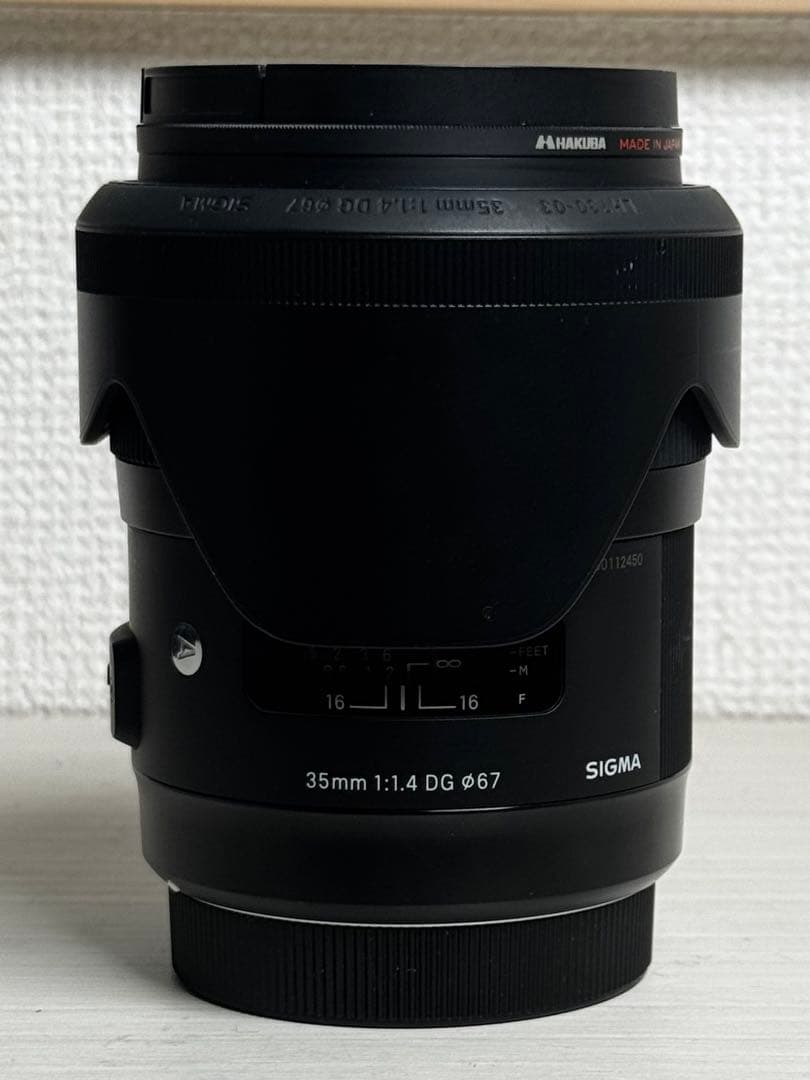 SIGMA art 35mm F1.4 DG HSM（EFマウント）
