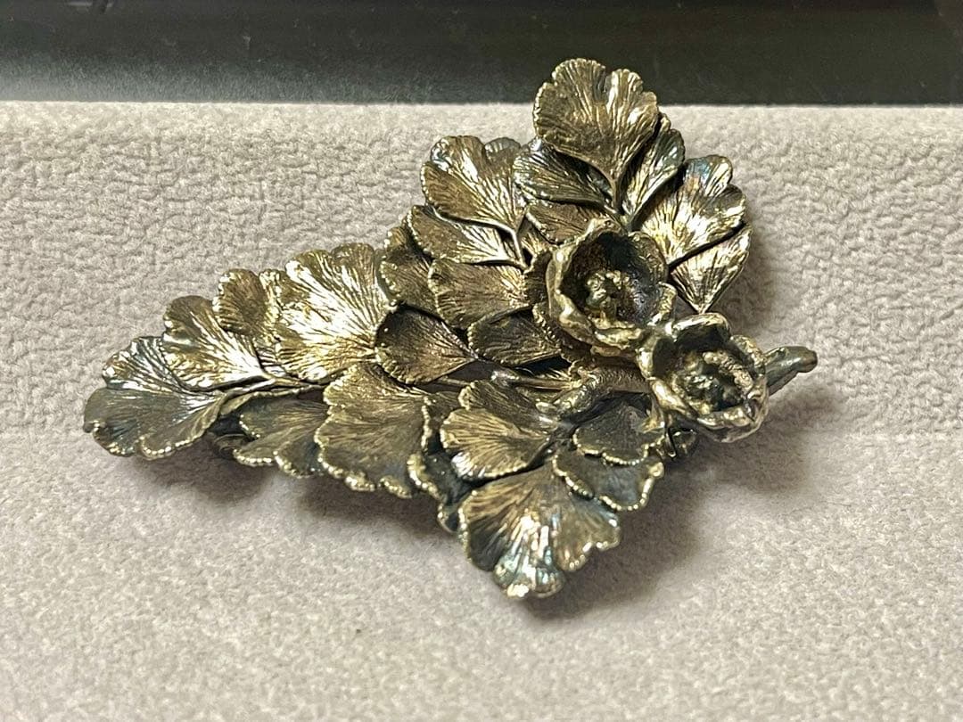 FLORA DANICA EGGERT フローラダニカヴィンテージリーフブローチ