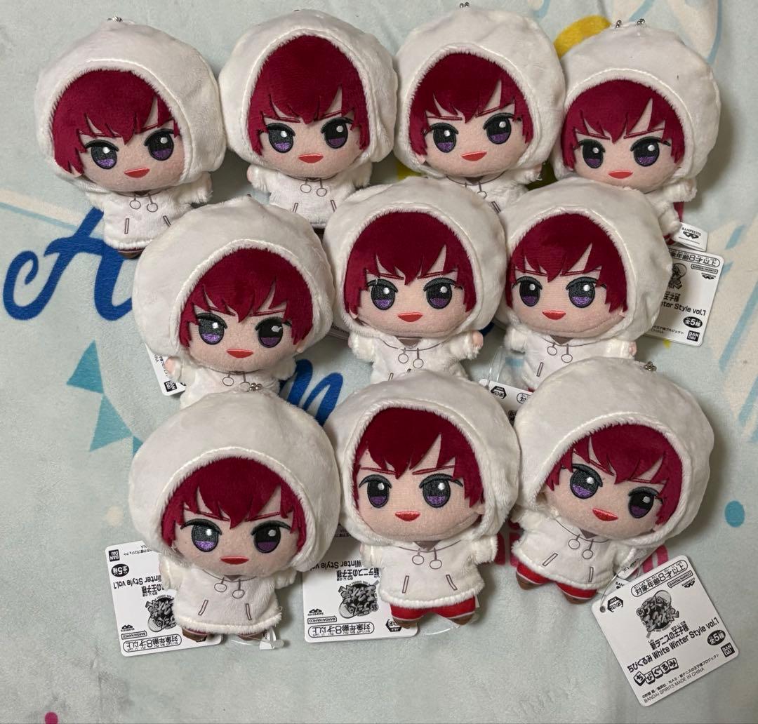 新テニスの王子様　ちびぐるみ ぬいぐるみ　マスコット　10点セット　テニプリ