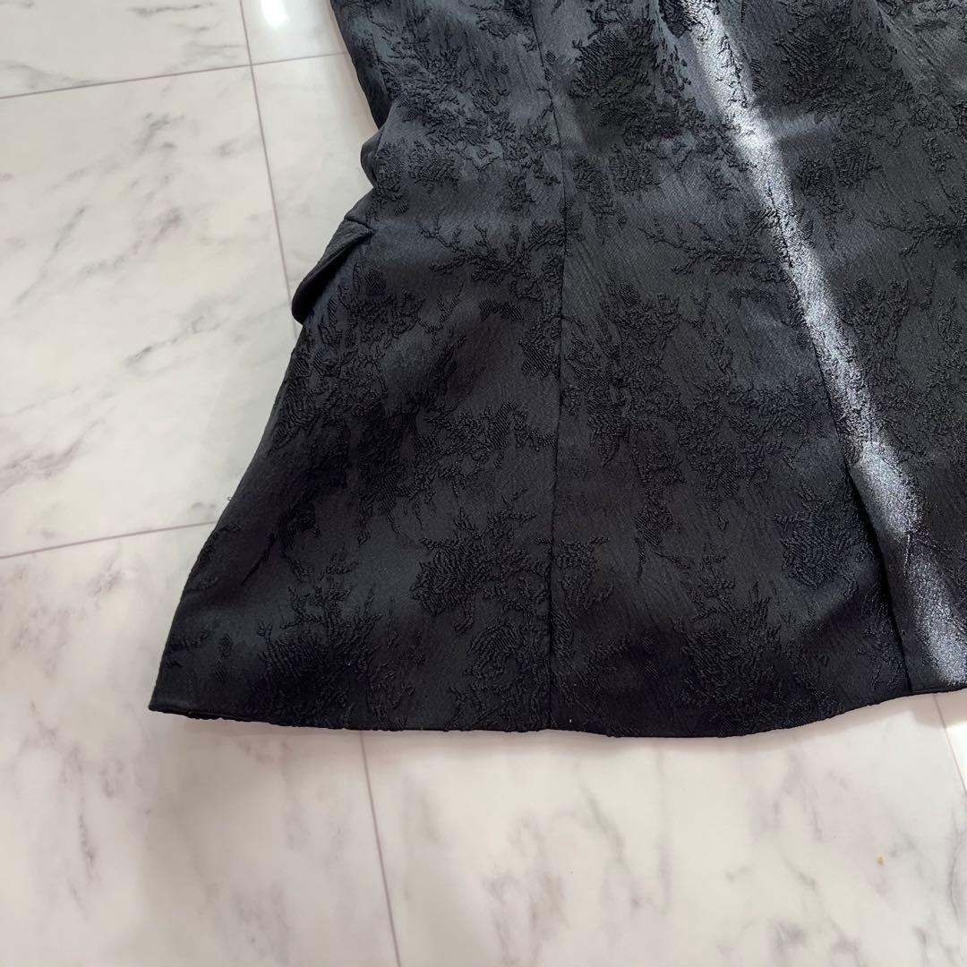 kana カナ　ジャガード セットアップ ヴィンテージライクパンツドレス M