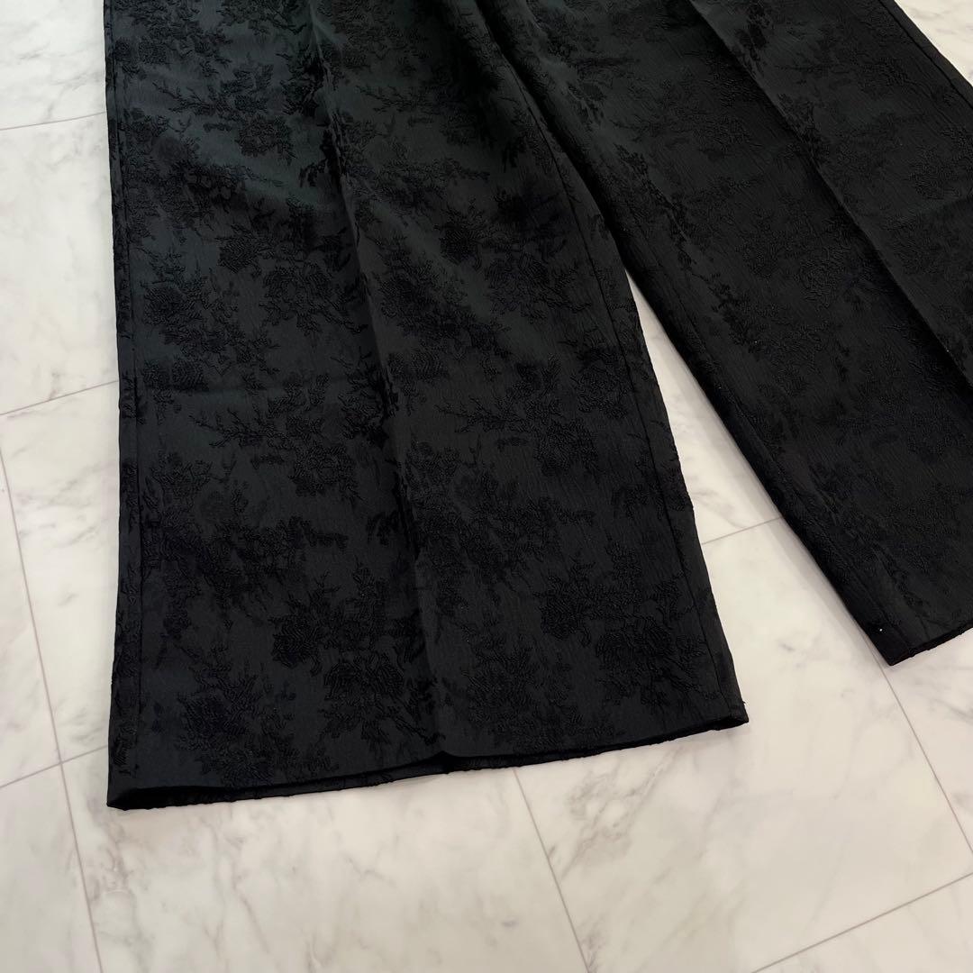 kana カナ　ジャガード セットアップ ヴィンテージライクパンツドレス M