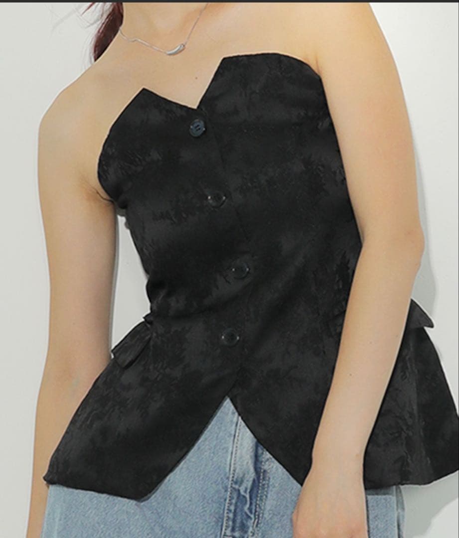 kana カナ　ジャガード セットアップ ヴィンテージライクパンツドレス M