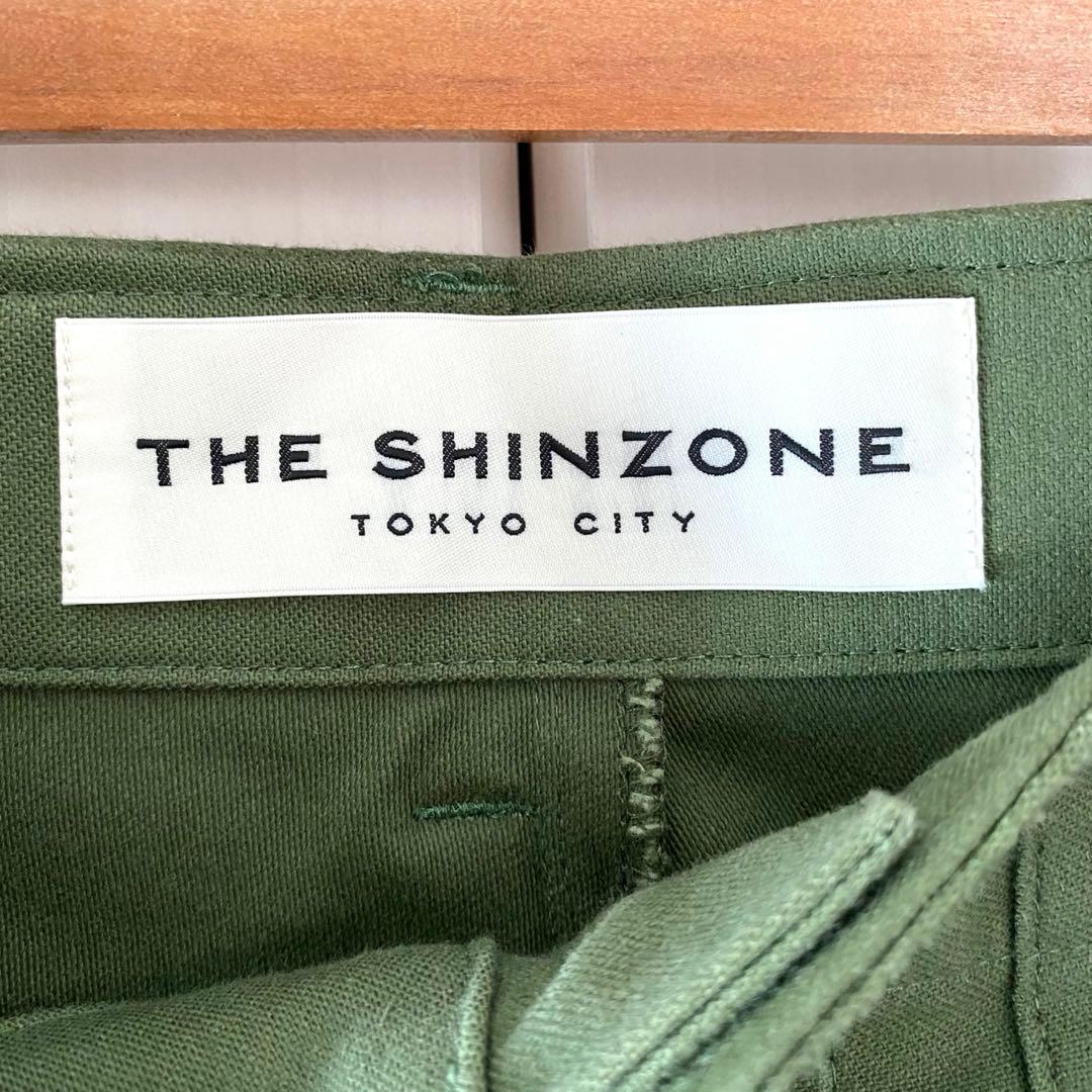 美品✨THE SHINZONE ザシンゾーン ベイカーパンツ 32 カーキ
