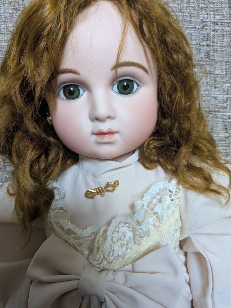 ビスクドール　作家物、1993年　西崎富久子　60センチ　シーリー社ボディ