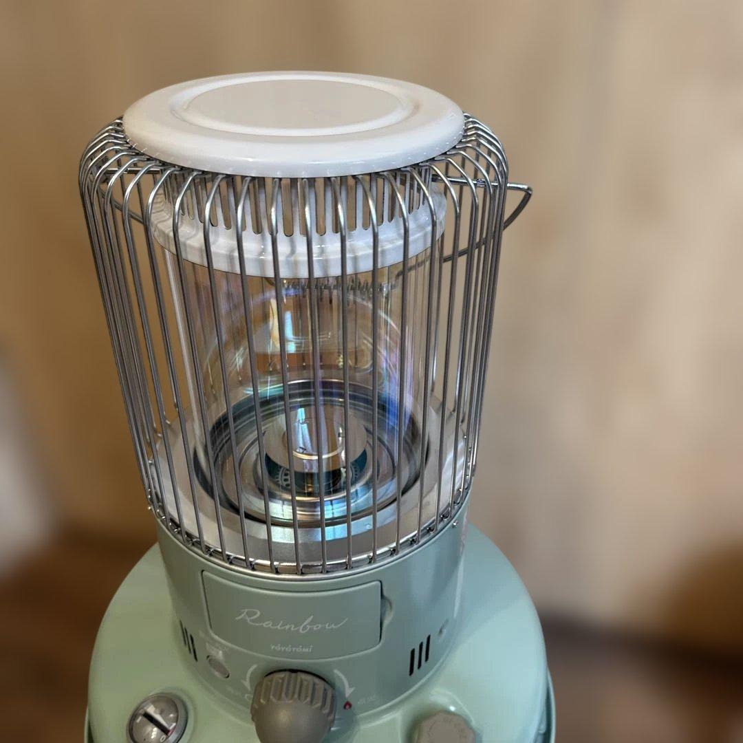限定Rainbow 石油ストーブミントグリーン　未使用