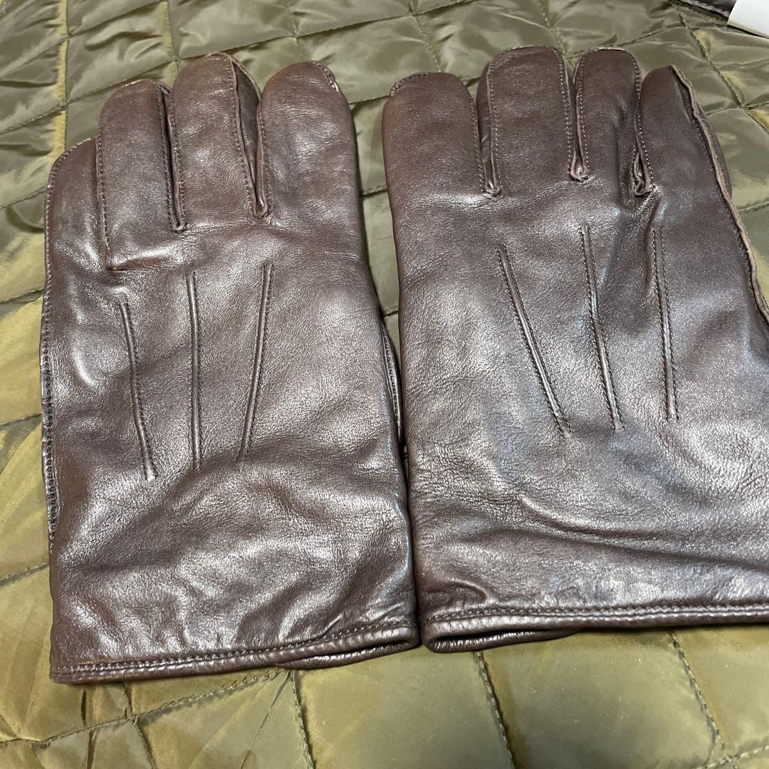 【未使用近い】COACH/防寒素材カシミヤ100%メンズＬ