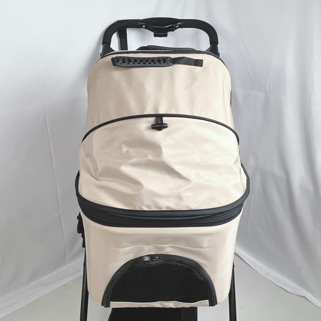 Pandaloli ペットカート　ベージュ　耐荷重20Kg