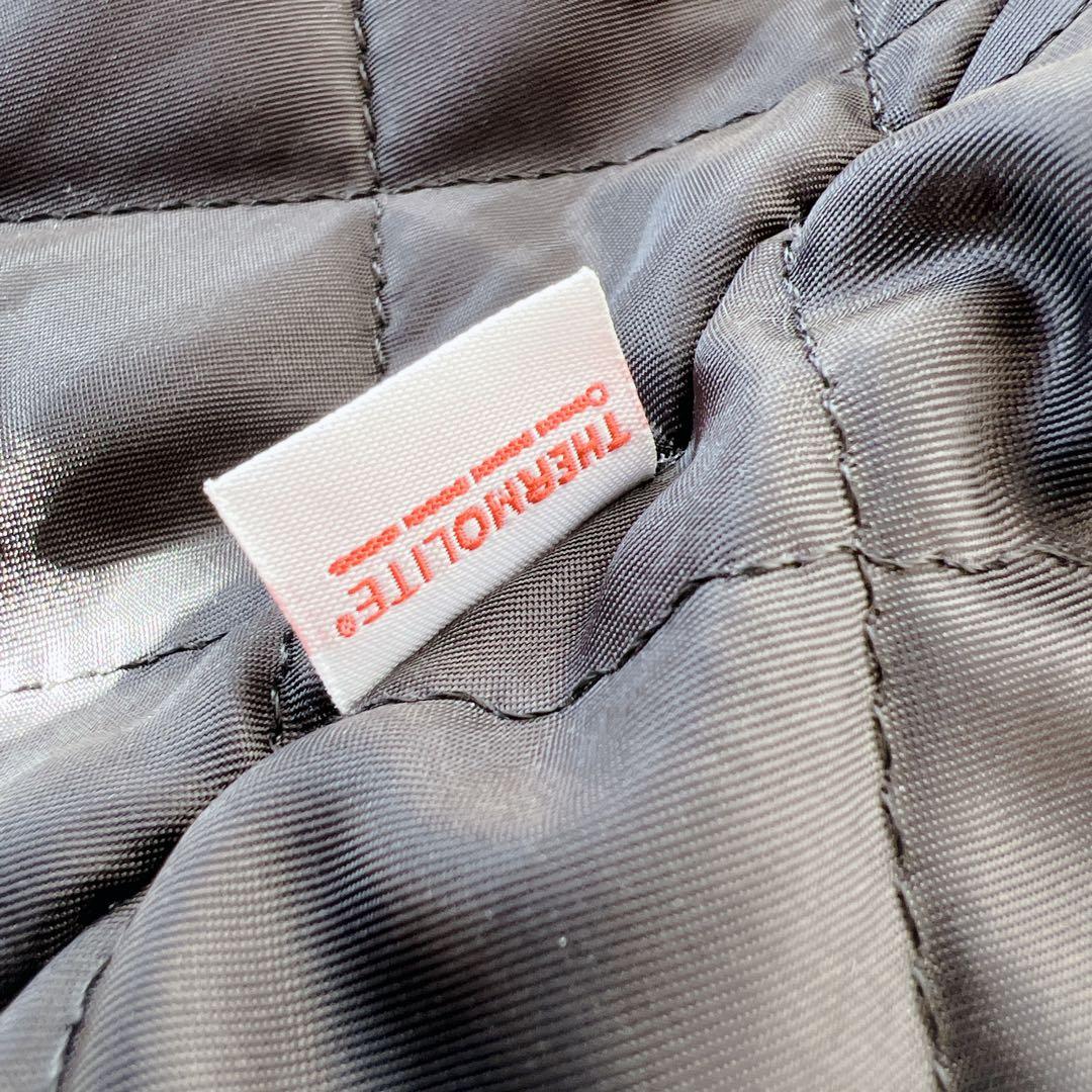 美品✨　ナノユニバース 羊革 ライダース ジャケット 黒 中綿 キルティング L