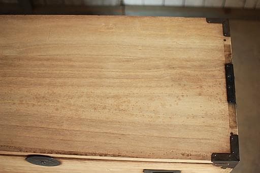 丸金具　時代箪笥3段　タンス