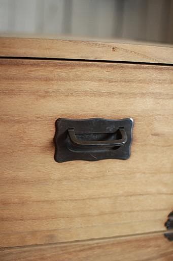 丸金具　時代箪笥3段　タンス