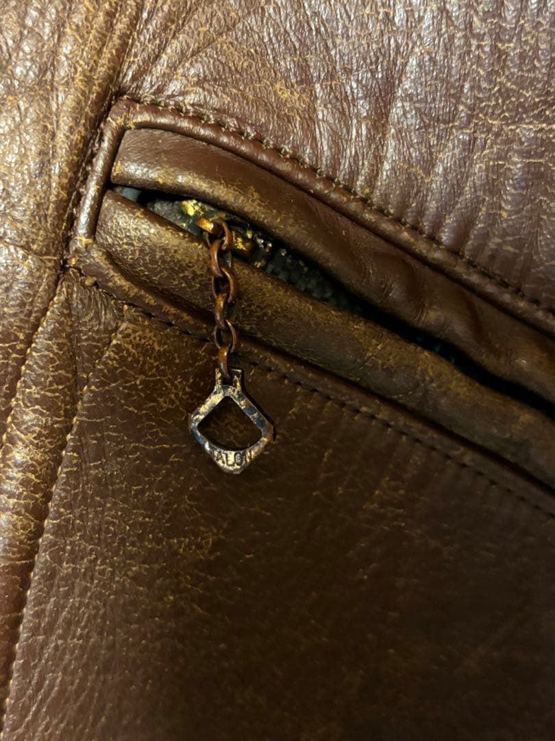 ジャケット・アウター 50s LEATHER JACKET WIND WARD MONTGOMERRY