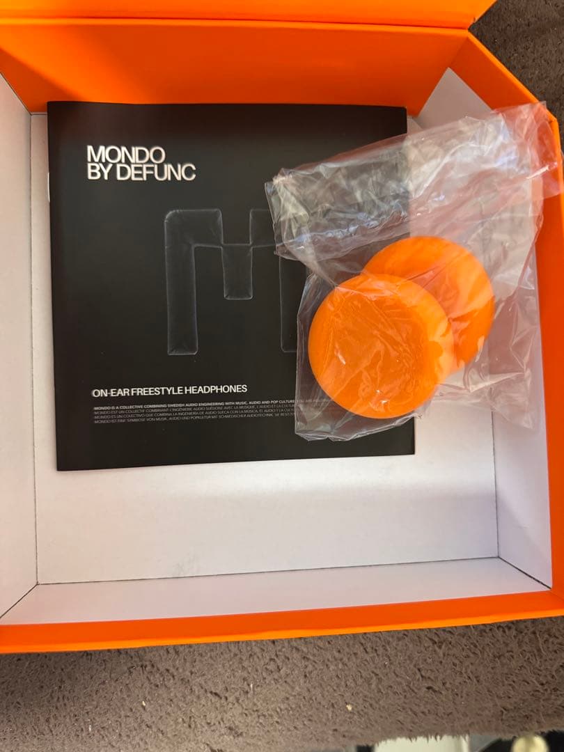 Defunc Mondo Freestyle Headphones オレンジ