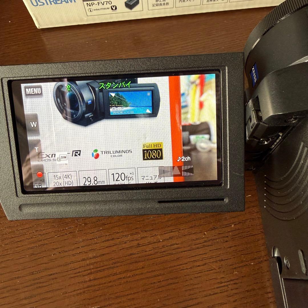 SONY FDR-AX30 4Kビデオカメラ 本体のみ ※ジャンク扱い