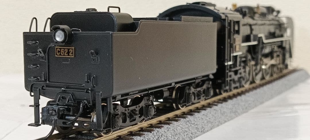 HOゲージ 天賞堂 Ｃ622号機蒸気機関車 No491、メンテナンス済
