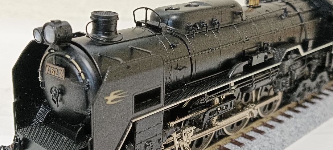 HOゲージ 天賞堂 Ｃ622号機蒸気機関車 No491、メンテナンス済