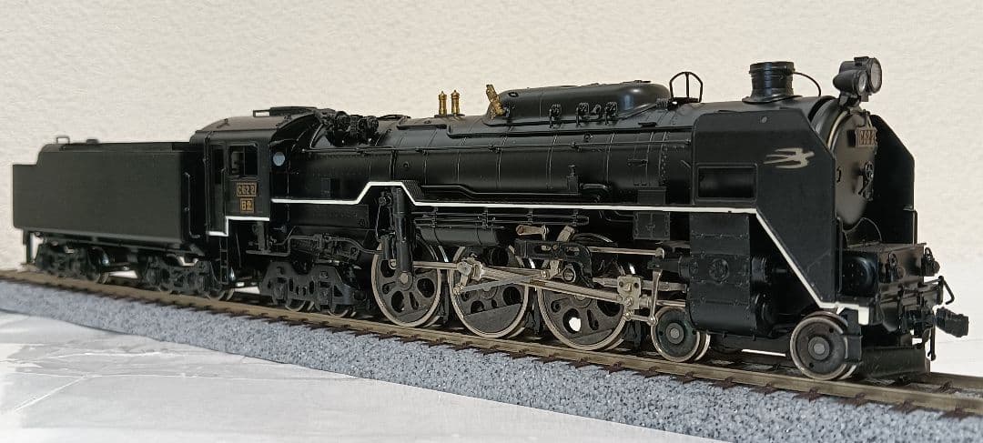 HOゲージ 天賞堂 Ｃ622号機蒸気機関車 No491、メンテナンス済