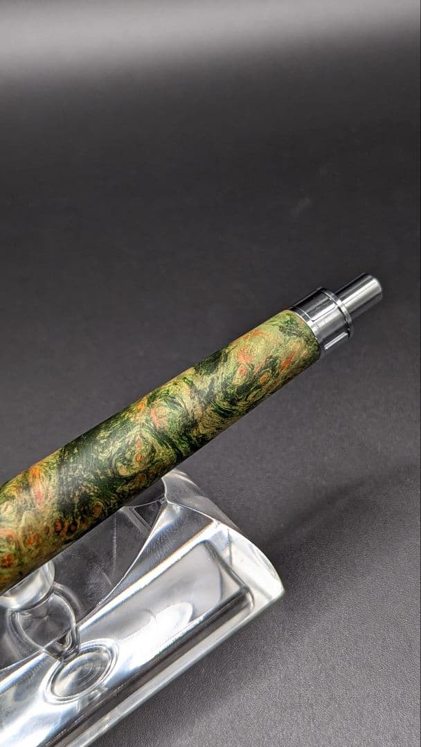 303ペン工房翌檜　スタビライズドウッドバーチバール　木軸シャーペン　ボールペン