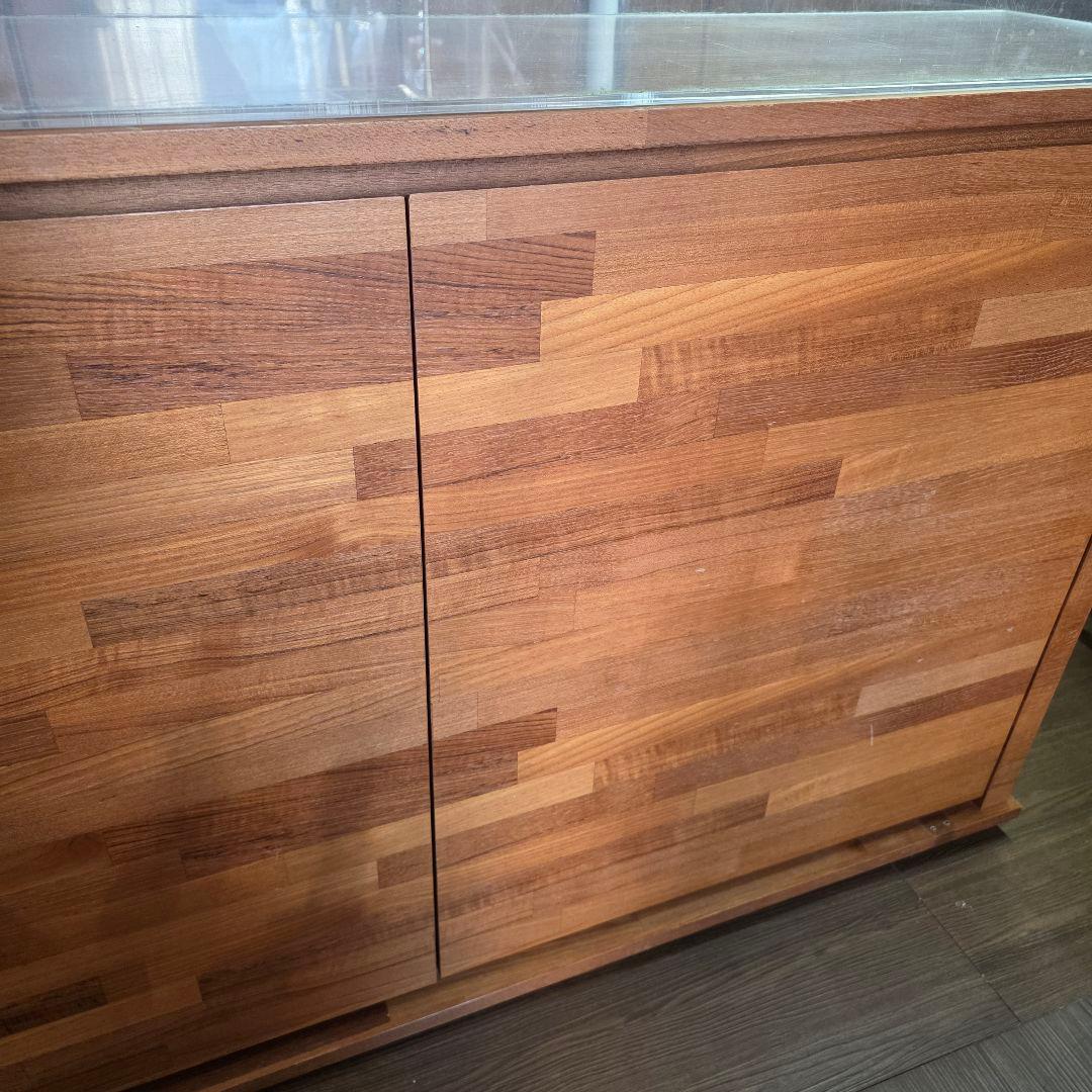 ステージア　ウッドキャビ　 1200　アクリル水槽　セット　キャビネット