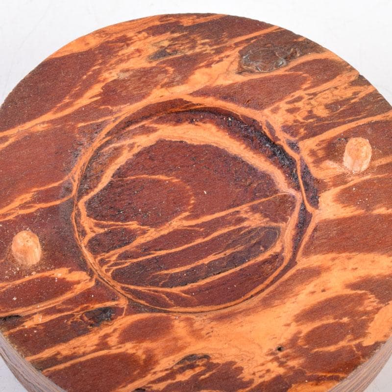 茶道具　宮下竹憲作　惺斎好写　波蒔絵　松皮丸香合　法谷文雅極め箱　V　8504