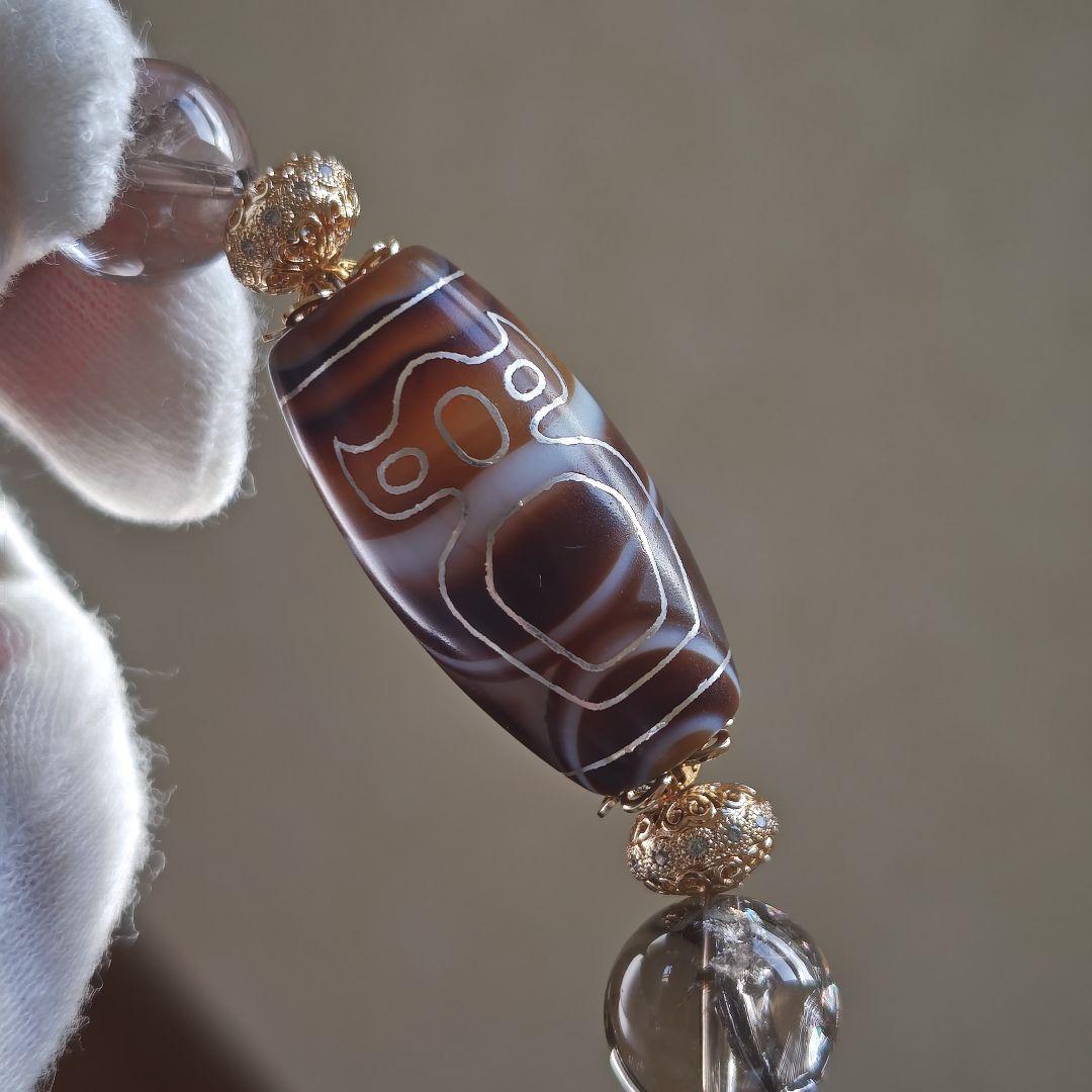 専用です♡銀線✩財神天珠、線天珠、レインボースモーキー、サンムーン、阿拉善瑪瑙