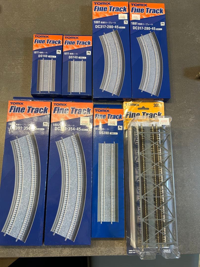 値下げ！TOMIX Fine Track Nゲージ レールセット