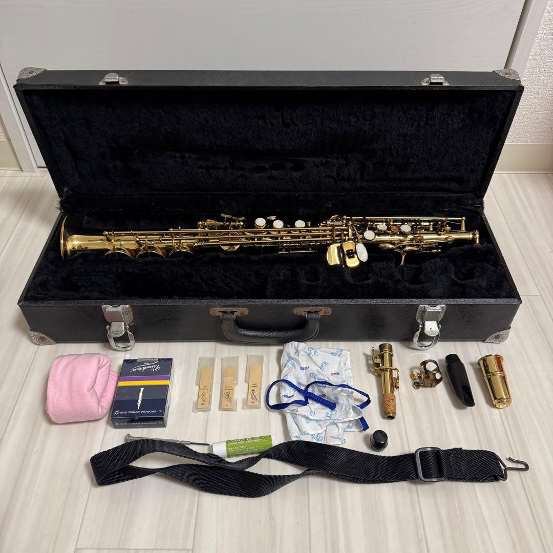 MAXTONE ソプラノサックス 管楽器 ケース付属