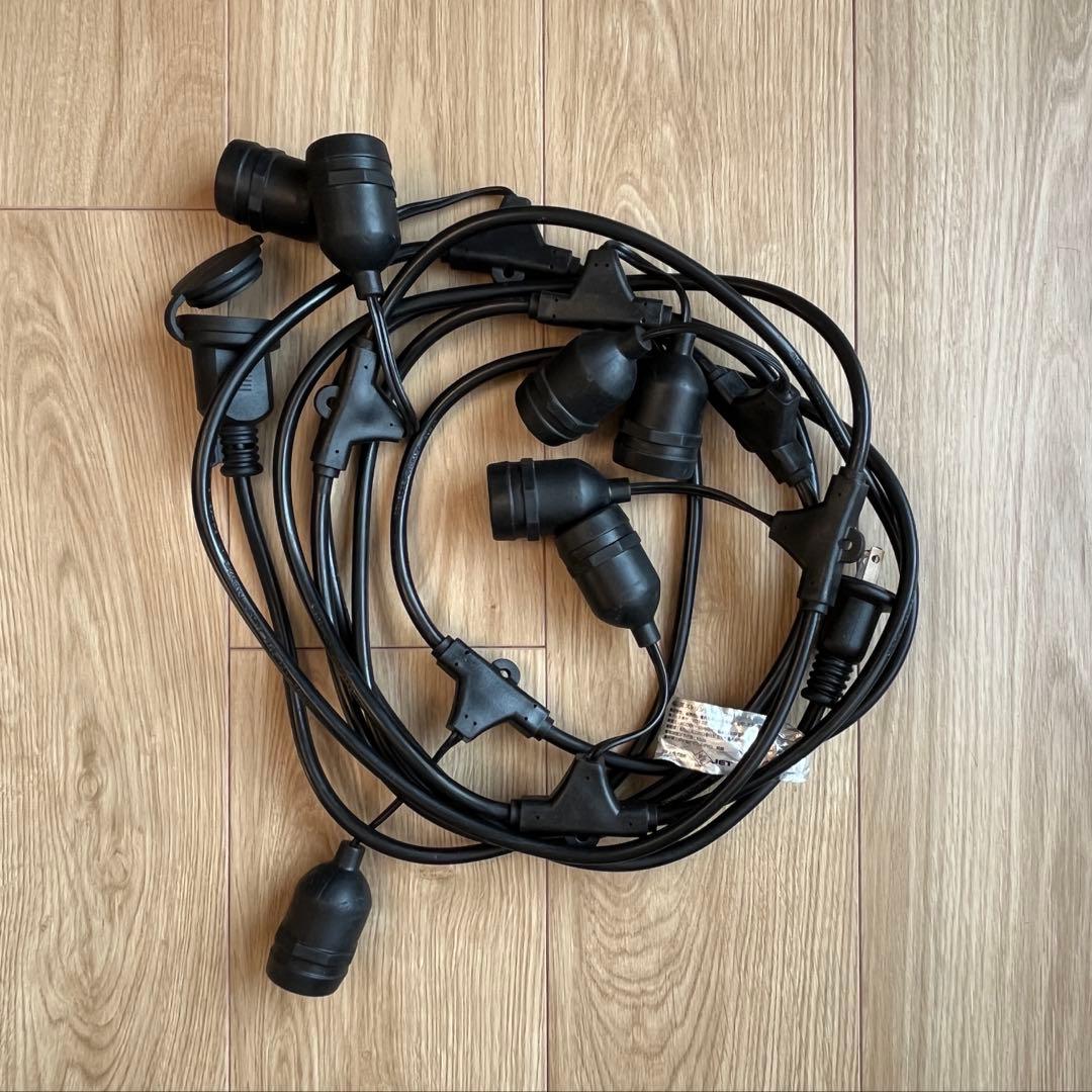 エジソン電球150球&ストリングライトまとめ売り（防雨型）