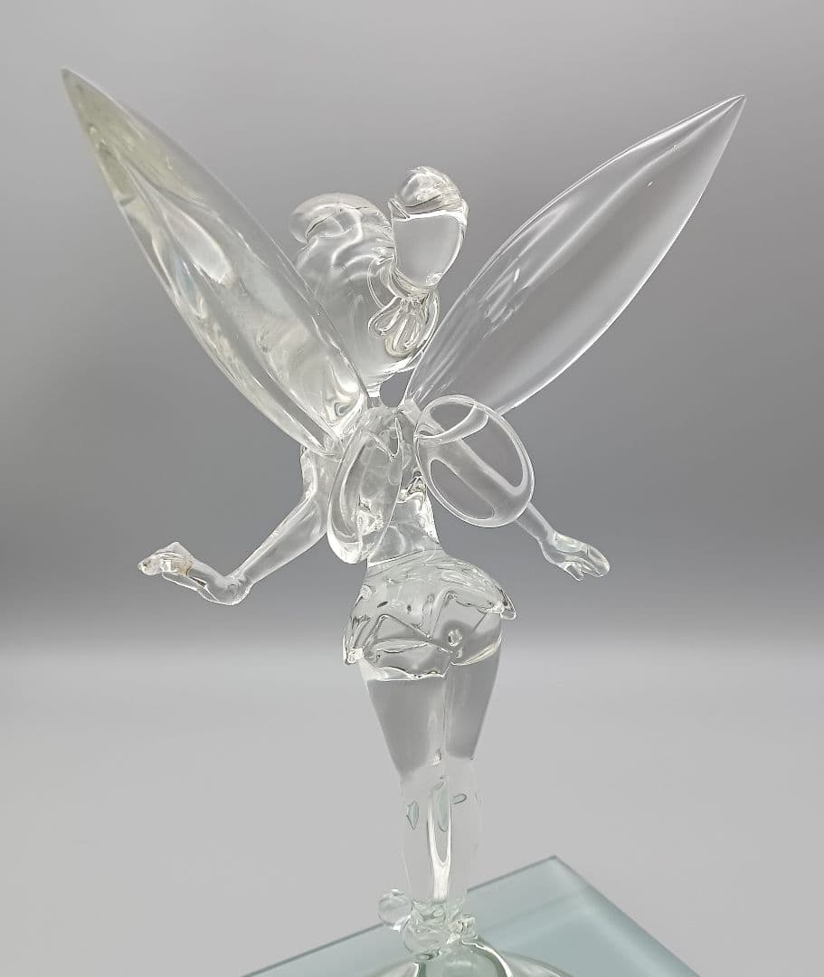 ディズニーランド ティンカーベル オブジェ ガラス シリアルナンバーあり