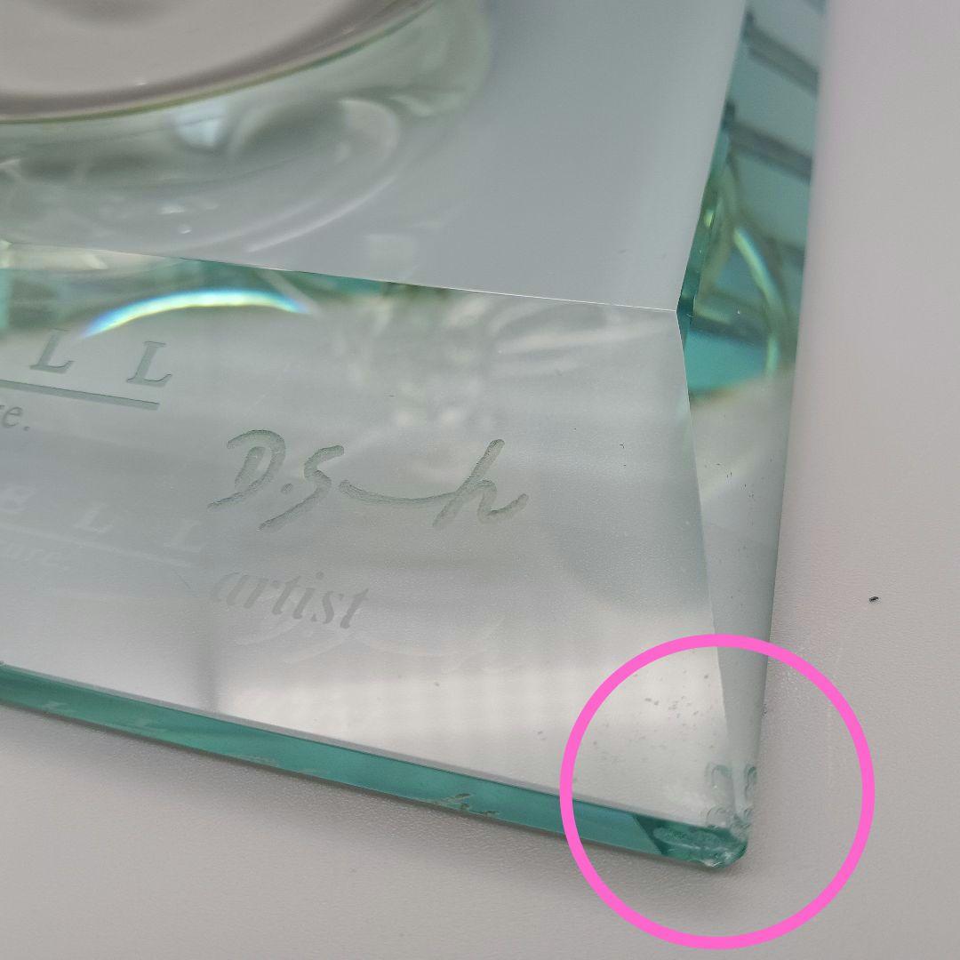 ディズニーランド ティンカーベル オブジェ ガラス シリアルナンバーあり