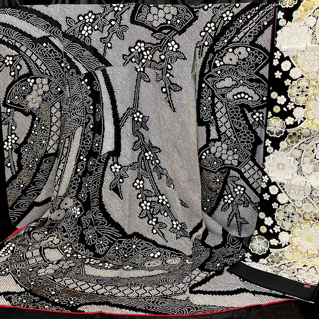 ◾️振袖フルセット■総絞り■扇面松梅■成人式■振袖一式■振り袖振袖セット