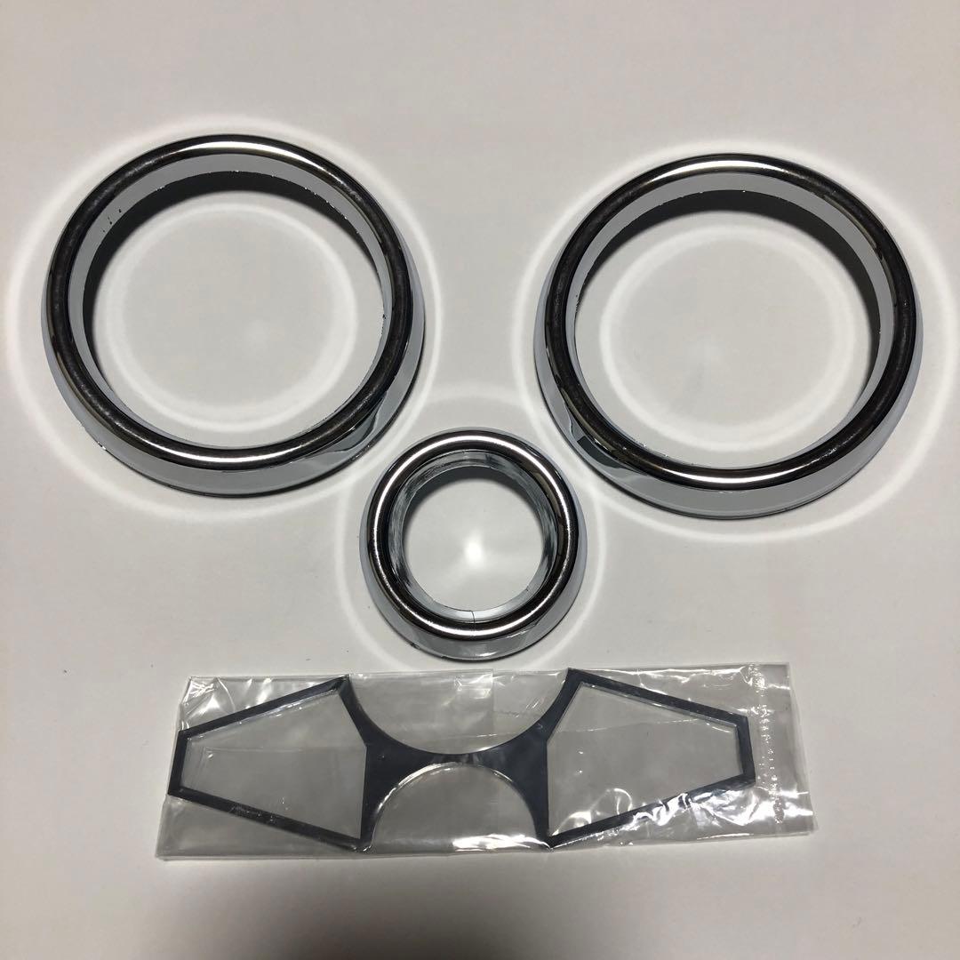 CBX400F メーターリング　メッキ激レアスピードメーター　タコメーター　マフ