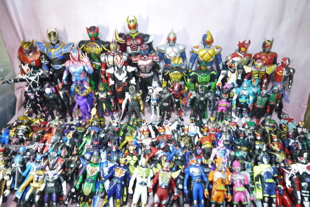 ライダーヒーローシリーズ　ビッグサイズソフビフィギュア　130体セット