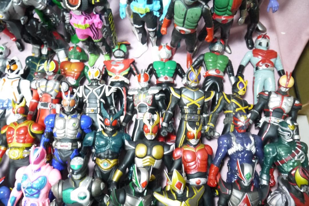 ライダーヒーローシリーズ　ビッグサイズソフビフィギュア　130体セット