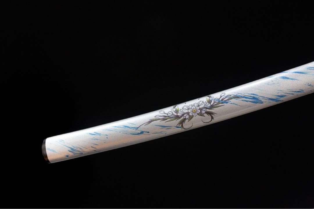 白雪 鉄鍔 日本刀 武具 鑑賞刀 居合刀 模造刀 舞踊刀