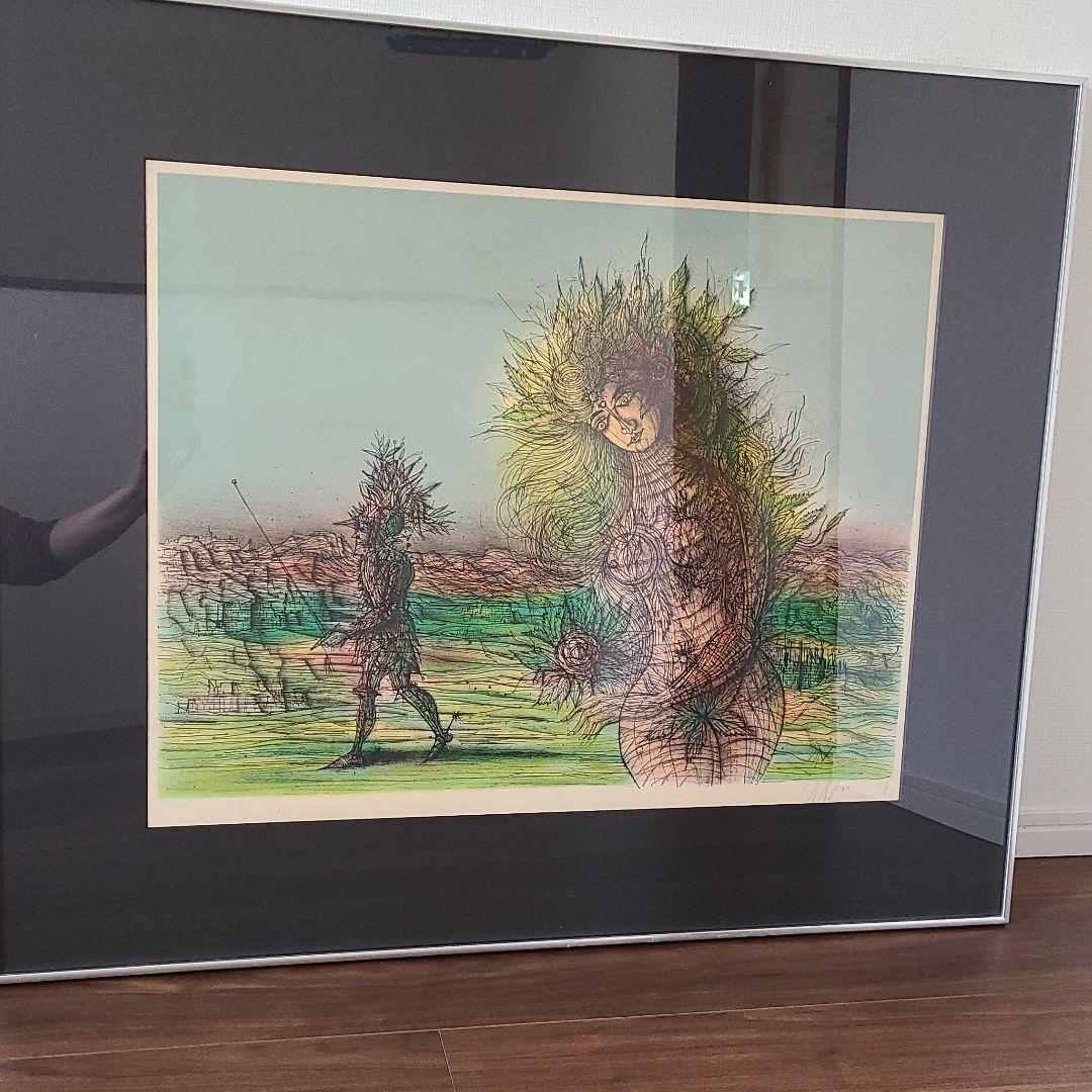 ジャンカルズー作　リトグラフ