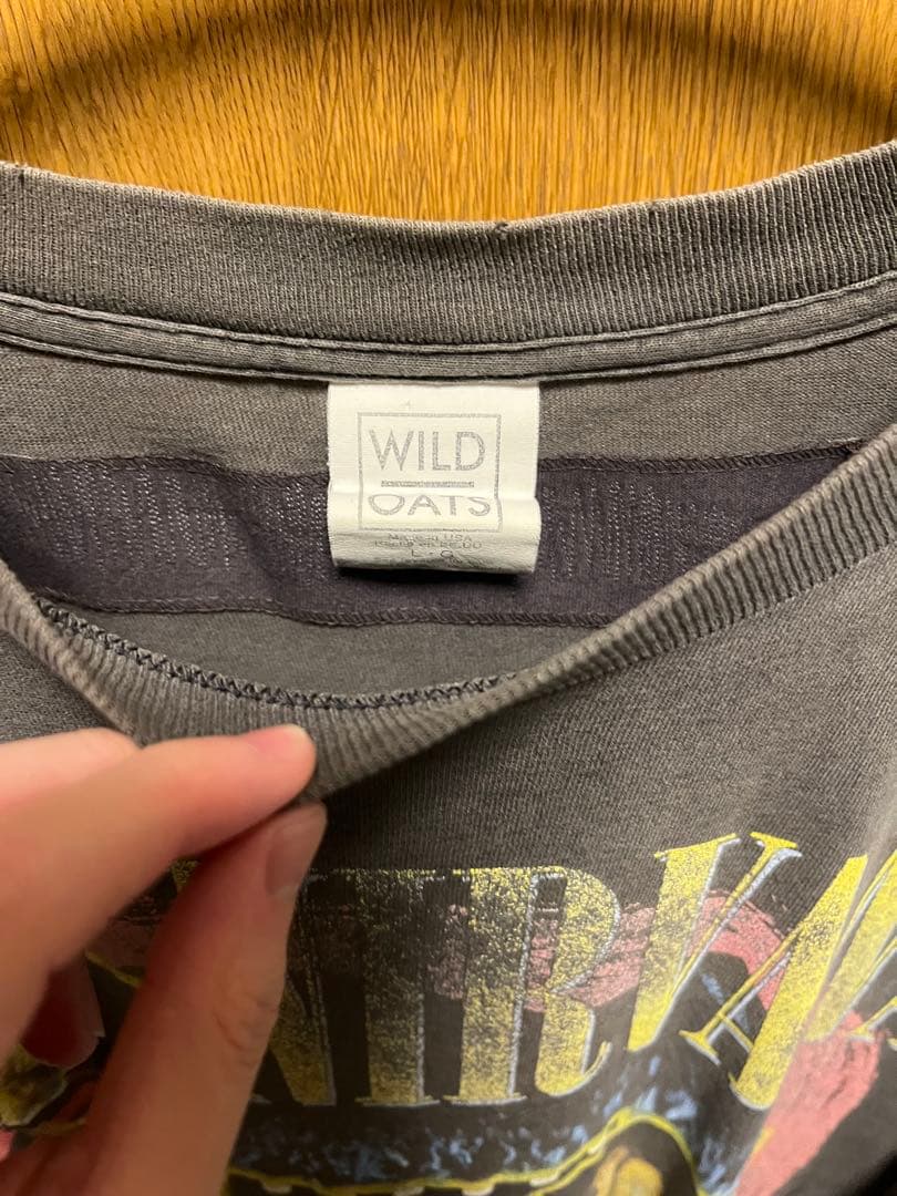 90s NIRVANA vintage tシャツ グッドフェード 短丈