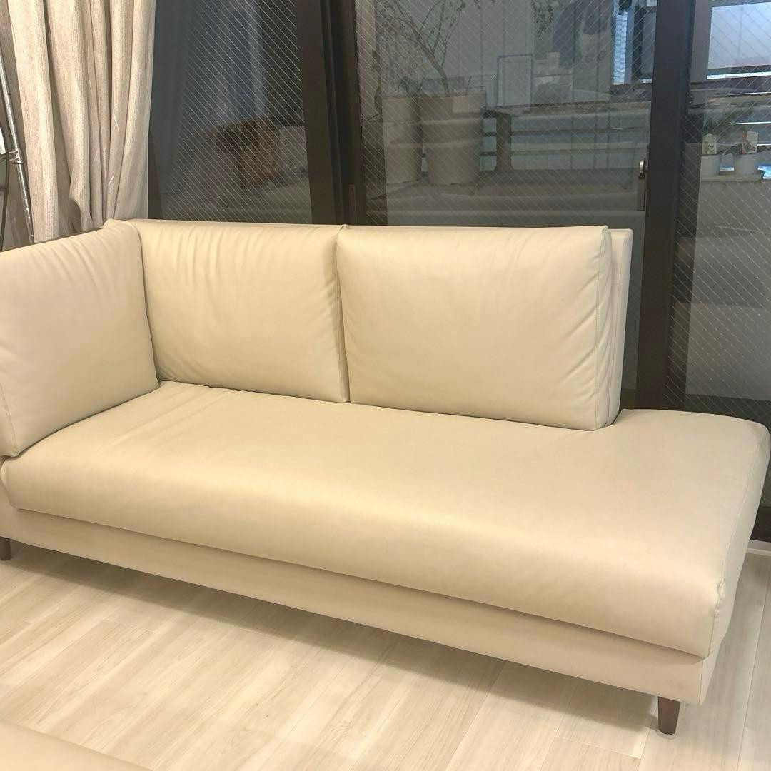 【わたなべ】②ニトリ リビングダイニングソファセット カウチソファ