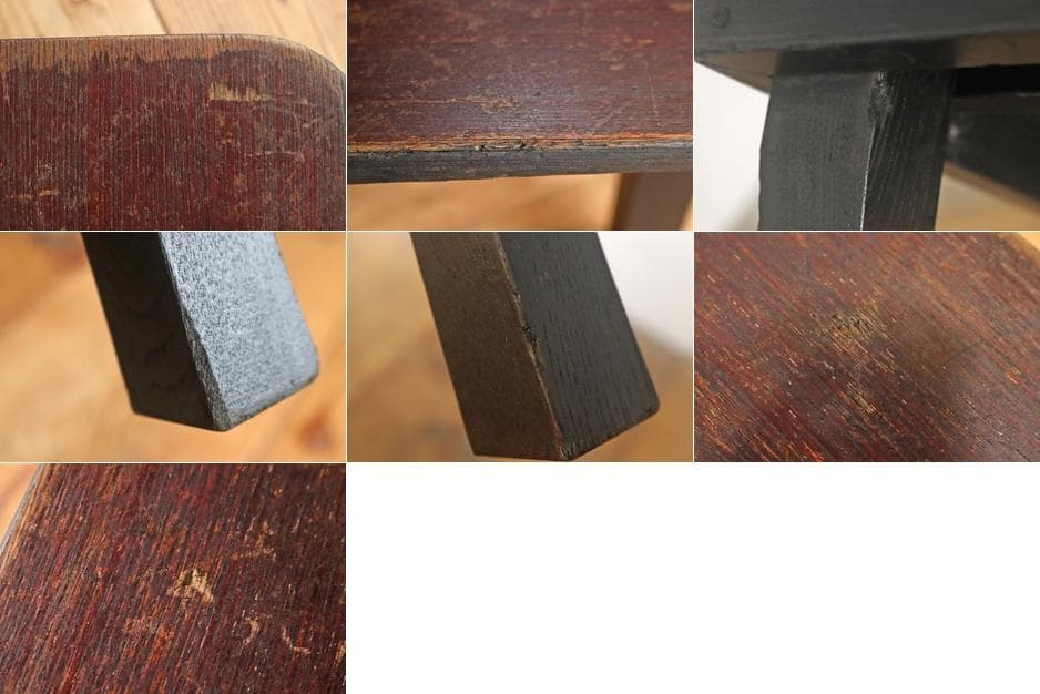 レトロ ちゃぶ台 座卓 机 ローテーブル テーブル 無垢材 ヴィンテージ