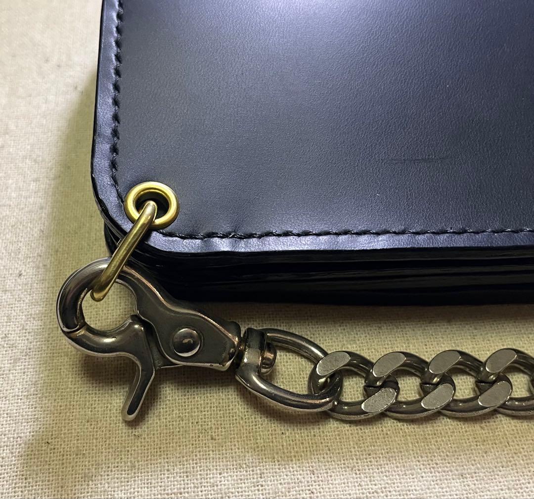 ミドル トラッカーウォレット 3層 姫路レザー